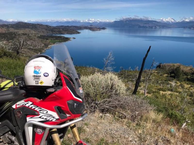 Viagem de Honda Africa Twin até a estrada chilena Carretera Austral