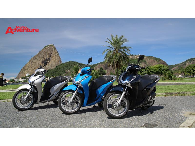 Pilotando a Honda SH 150i pelo Rio de Janeiro